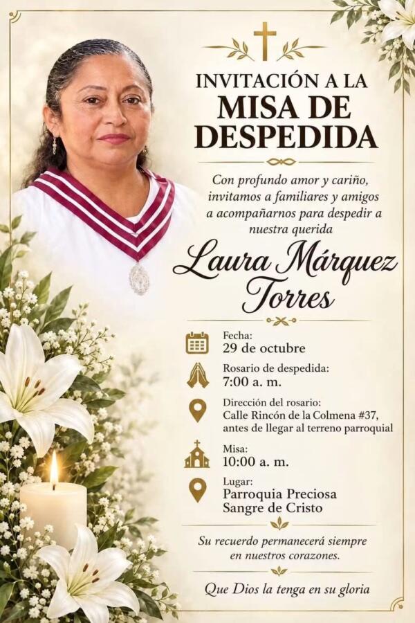 Familia despedirá a Laura Márquez tras presunto ataque de abejas en Cosoleacaque