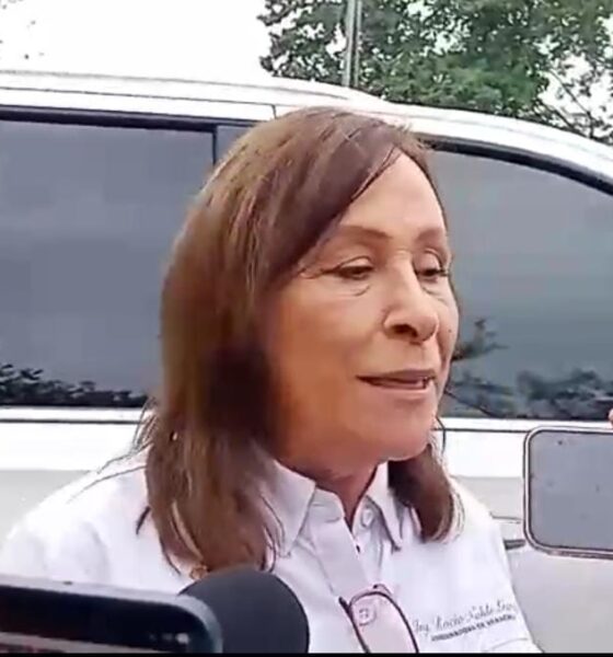**Rocío Nahle pide salir de zonas peligrosas ante lluvias; este martes inicia limpieza en el sur de Veracruz**