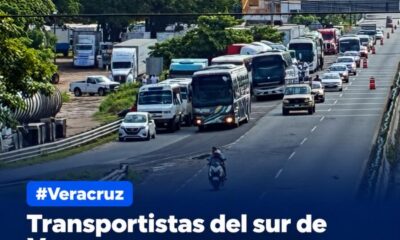 Transportistas del sur de Veracruz amenazan con bloquear la autopista; exigen seguridad