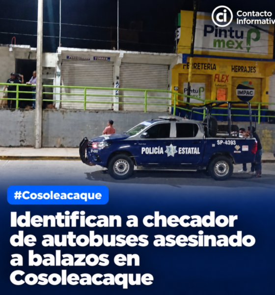 Identifican a checador de autobuses asesinado a balazos en Cosoleacaque