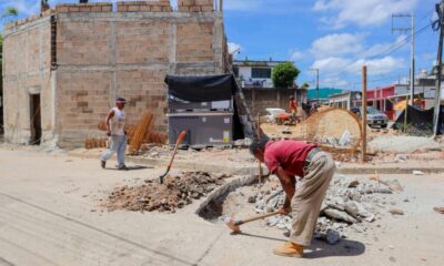 Agua Potable y Alcantarillado atiende trabajos en distintos puntos de Minatitlán
