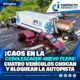 ¡Caos en la Cosoleacaque-Nuevo Teapa! Cuatro vehículos chocan y bloquean la autopista