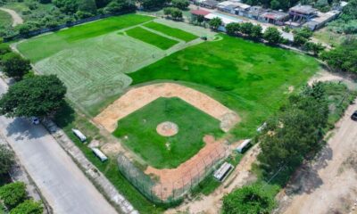 Realizan trabajos de limpieza y mantenimiento en el Parque Deportivo
