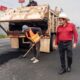 Supervisan trabajos de bacheo en la avenida Institutos Tecnológicos