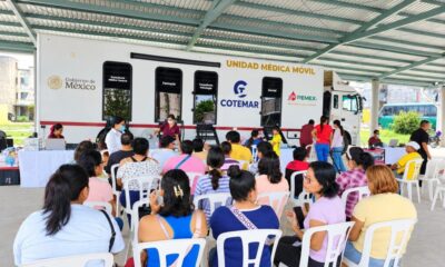 Supera Unidad Médica Móvil de Pemex las 19 mil atenciones gratuitas en Coatzacoalcos