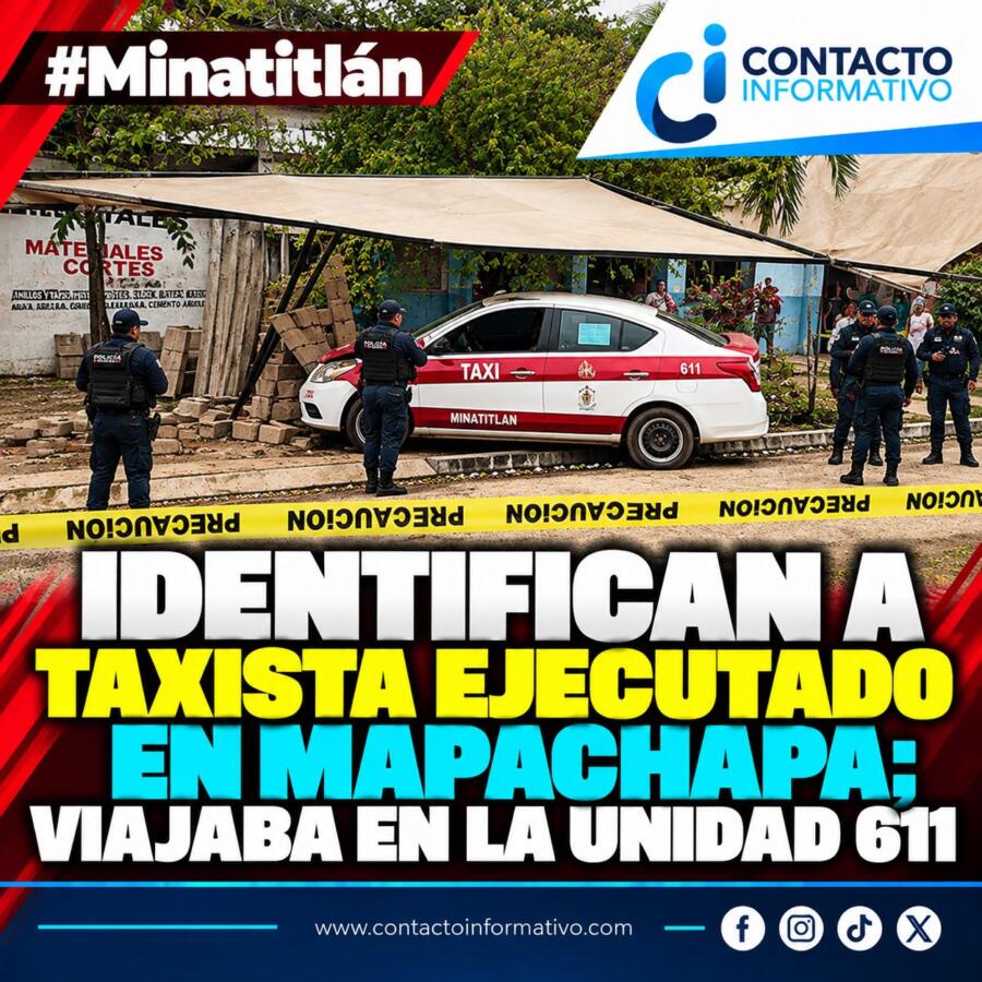 Identifican a taxista ejecutado en Mapachapa; viajaba en la unidad 611