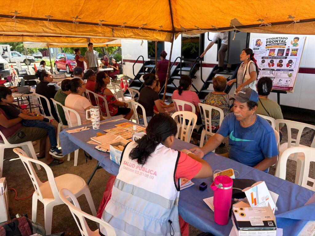 Llega unidad médica móvil a la Benito Juárez Norte; suma más de 19 mil atenciones en Coatzacoalcos