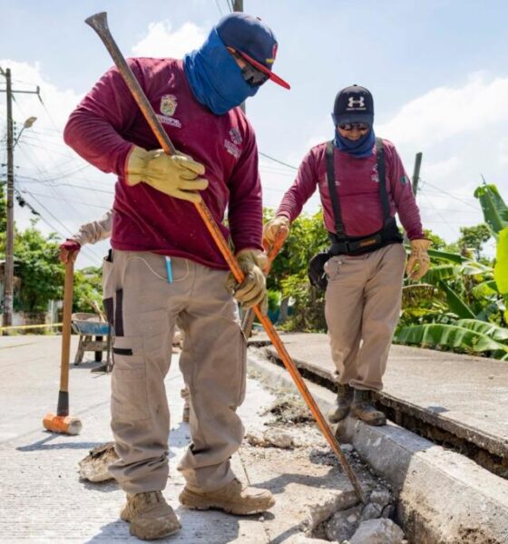 Realiza Minatitlán trabajos preventivos y mejora vialidades