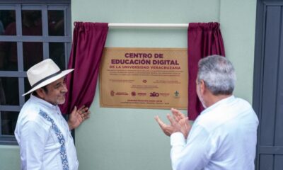 Cumple Gobierno de Minatitlán compromiso con la educación rural; inauguran Centro de Educación Digital de la UV