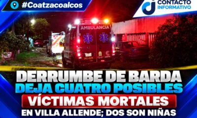Derrumbe de barda deja cuatro posibles víctimas mortales en Villa Allende; dos son niñas
