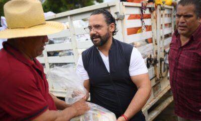 Mantiene Pedro Miguel Rosaldo apoyo a familias afectadas por frentes fríos; continúan entregas de alimentos