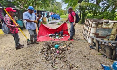 Implementa Limpia Pública de Cosoleacaque jornada de saneamiento en Mata de Caña