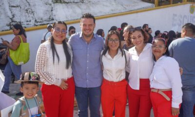 Con desfile escolar, Cosoleacaque conmemora el Día de las Naciones Unidas