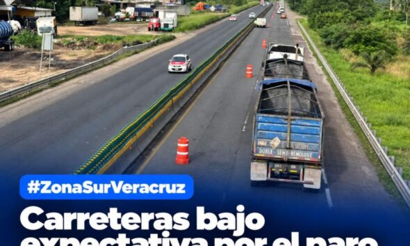 Carreteras bajo expectativa por el paro transportista: así está la circulación en el sur