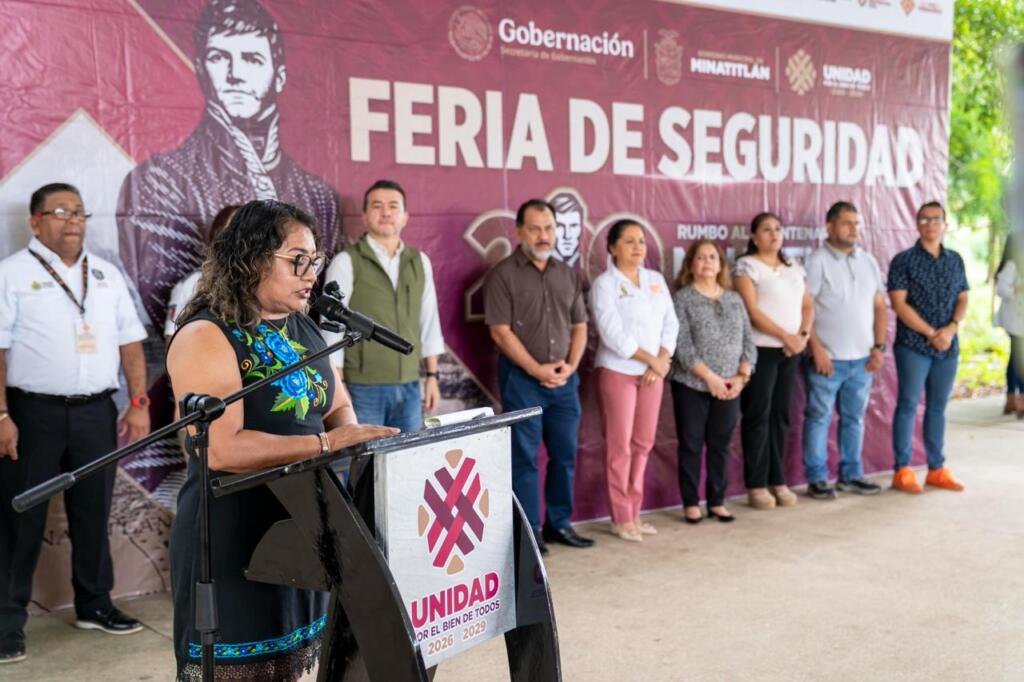 Realizan la Cuarta Feria de Seguridad por la Paz en Minatitlán