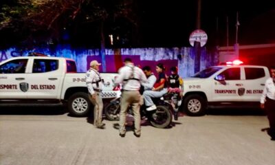 Implementan operativo para verificar transporte público y motocicletas